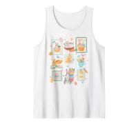 Trendy Apparel Easter Bunnies and Chicks On an Egg Hunt Tank Top