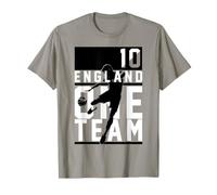 Trendy Apparel England One Team Player 10 Silhouette T-Shirt