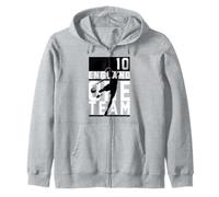 Trendy Apparel England One Team Player 10 Silhouette Zip Hoodie