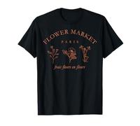 Trendy Apparel Flower Market Paris Frais Fleurs En Fleurs T-Shirt