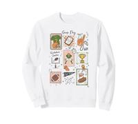 Trendy Apparel Game Day Go Team Football Stamps Collage Sweatshirt