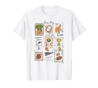 Trendy Apparel Game Day Go Team Football Stamps Collage T-Shirt