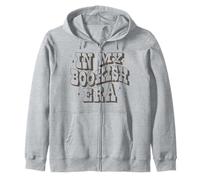 Trendy Apparel In My Bookish Era Bold Wave And Shining Text Zip Hoodie
