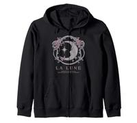 Trendy Apparel La Lune Wander The Moonlight Chasing Dreams Zip Hoodie