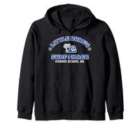 Trendy Apparel Little Dude's Surf Shack Venice Beach CA Wave Zip Hoodie
