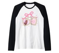 Trendy Apparel Punch The Monkey Hang in There Picture Locket Raglan Baseball Tee