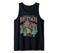 Trendy Apparel Take Me to The Mountains Flowing Creek View Tank Top