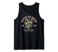 Trendy Apparel Watch Me Grow 1982 Flower Market Distressed Tank Top