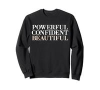 Trendy Apparel Women's History Month Powerful Confident Sweatshirt