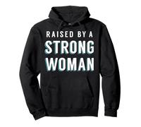 Trendy Apparel Women's History Month Raised By Strong Woman Pullover Hoodie
