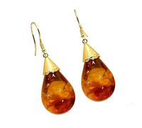 Trendy Artisanal Dangle Earrings Featuring Marbled Resin and Sturdy Alloy Stylish Ear Hook Charm for a Stylish Look Fashion Dangle Earrings