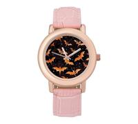 Trendy Bat Wrist Watches for Women Men Quartz Stainless Steel Watch Easy to Read