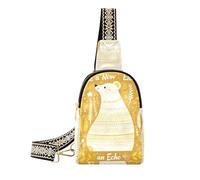 trendy Be A Voice White Bear crossbody bag men lightweight shoulder bags for women for hiking