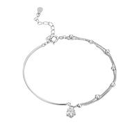 Trendy Beaded Bracelets Light Small CrowdFashion Light Retro Asymmetric Zircon Bracelet High End Sense Small Crowd Light Bracelet Cold Wind Versatile Hand Decoration Digital Watch Simple