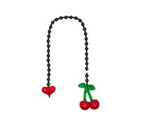 Trendy Beaded Pendant Bag Chain Decoration Sweet Valentine Gift Cherry and Detail Handbag Charm Unique Keychain Design, フリーサイズ