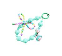 Trendy Beaded Phone Strap Wristlet Key Ring Decorative Strap Bag Charm Crystal Accents Women Accessories for Smartphones Trendy Phone Accessories for Social Events