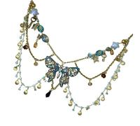 Trendy Belly Jewelry With Sparkling Zircon Rhinestones Butterfly Charm Perfect For Crop Tops Skirts Stylish Looks Shell Inspired Waist Pendant