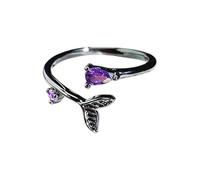 Trendy Black Opening Ring Dark Gothic Moon & Star Designs Knuckle Ring Purple Zircon Pearl Finger Jewelry Y2K Stackable Twist Jewelry Adjustable Statement Finger Decorations, Copper, Cubic Zirconia