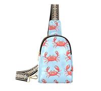 trendy Cartoon Crabs large fanny pack waterproof fanny pack crossbody bags for travel, cartoon crabs