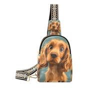 trendy Cartoon Funny Dogs Sorrow crossbody fanny packs fashion bags for women crossbody for hiking, cartoon funny dogs sorrow, One Size