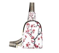trendy China Plum Blossom Beauty Flowers body fanny pack cute crossbody fanny pack purse for day pack, China Plum Blossom Beauty Flowers, One Size