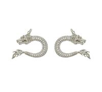 Trendy Chinese Dragon Ear Studs And Fade Resistant Earrings Adornment For Fashion Conscious Individuals