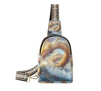 trendy Chinese Dragon Ocean small fanny packs lightweight crossbody fanny packs for for travel, Chinese dragon ocean, One Size