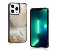 Trendy Christian Jesus Aesthetic Phone Case Compatible with iPhone 13 Pro 6.1 Inch - Shockproof Vintage Bible Verse Collage Case, Cute Parable of The Lost Sheep Phone Case for Women Men Girl Orange