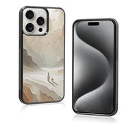 Trendy Christian Jesus Aesthetic Phone Case Compatible with iPhone 15 Pro 6.1 Inch - Shockproof Vintage Bible Verse Collage Case, Cute Parable of The Lost Sheep Phone Case for Women Men Girl Orange