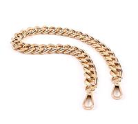 Trendy Chunky Metal Purse Chain Shoulder Strap Handle Replacement for Handbag 65 cm (Gold)