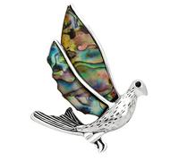 Trendy Cicada/Peace Doves Shaped Brooch Unique Design Perfect for Stylish Outfits Elegant Jewelry Accessories Unique Fly Pin, One Size, as described