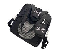 Trendy Clear Crossbody Bag With Reinforced Nylon Adjustable Strap & Roomy Design For Teens And Daily Essentials Japanese Styles Clear Itabag