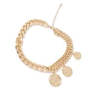 Trendy Coin Pendant Necklace Unique Coin Pendant Lightweight Designs Chain For Modern Women’s Wardrobe Metal Choker