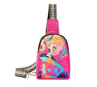 trendy Comic Illustration Beauty Red crossbody fanny packs fashion crossover bags for women for travel, Comic illustration beauty red, 1 size, Comic Illustration Beauty Red, 1 size