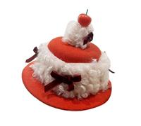 Trendy Cream Cake Hair Clip For Birthdays And Event Novelty Hair Accessories Hairpin Suitable For Women And Girls