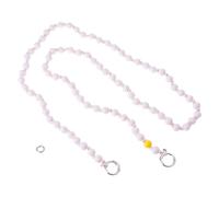 Trendy Cross Body Phone Chain, Colorful Bead Chain Charm for Convenience and Security on the Go, Elegant Case with Beads, フリーサイズ