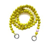 Trendy Cross Body Phone Chain, Colorful Bead Chain Charm for Convenience and Security on the Go, Elegant Case with Beads, フリーサイズ