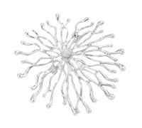 Trendy Divinity of Sun Alloy Relief Brooch Badge Chest Pin with Lightweight Design for Everyday Wear Embossed Lapel Pin