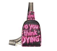 trendy Do You Think About Dying sling bag men anti-theft body bag for woman for travel