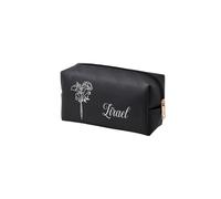 Trendy Dopamines Travel Toiletry Pouches Easy Wipe Interior Portable Designs for Cosmetics Storage Easy Cleaning Polyester Storage Bag