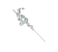 Trendy Dragon Design Chinese Styles Hollow Carved Alloy Ear Cuffs Lightweight Sturdy Earrings for Women Party Daily Wear Dragon Ear Accessory