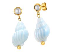 Trendy Drop Earrings For Women Girls Featuring Marine Life Design Dangle Ear Studs Comfort Fit Jewelry Gift Unique Conch Earrings Gifts