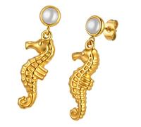 Trendy Drop Earrings For Women Girls Featuring Marine Life Design Dangle Ear Studs Comfort Fit Jewelry Gift Unique Conch Earrings Gifts