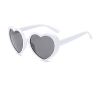 Trendy Fashion Polarized Fantasy Gradient Sunglasses Popular Peach Heart Eyeglasses Anti UV Sun Glasses Colorful Rainbow