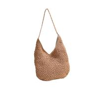 Trendy Floral Woven Beach Bag Lightweight And Practical Shoulder Bags Casual Handbag For Stylish Women And Girls Vacation Beach Bag