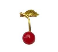 Trendy Fruit Shaped Pin For Girls Women Coated Brooch Fashion Sisters And Loved People Alloy Brooch