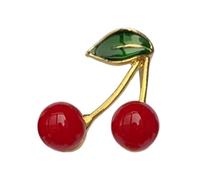 Trendy Fruit Shaped Pin For Girls Women Coated Brooch Fashion Sisters And Loved People Alloy Brooch