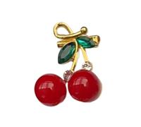 Trendy Fruit Shaped Pin For Girls Women Coated Brooch Fashion Sisters And Loved People Fruit Jewelry Pin