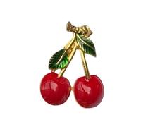 Trendy Fruit Shaped Pin For Girls Women Coated Brooch Fashion Sisters And Loved People Party Jewelry Accessories