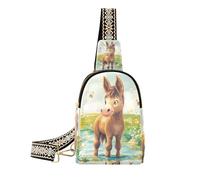 trendy Funny Donkey small crossbody bags cute fanny pack crossbody bags for day pack, funny donkey, One Size